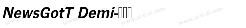NewsGotT Demi字体转换 NewsGotT Demi字体转换